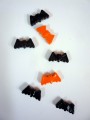 Black and Orange Candy Coated Ding Bats  1 Lb